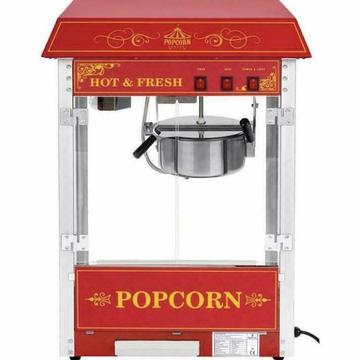 Popcorn machine te huur inc 50 porties