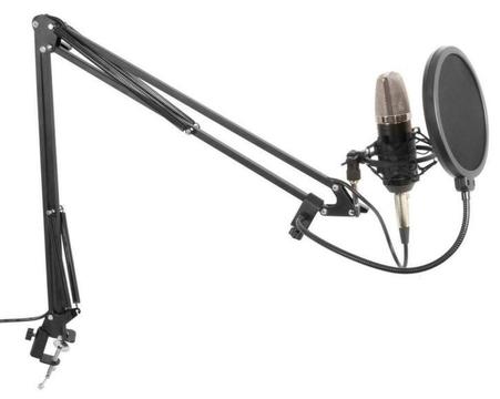 Vonyx Studiomicrofoon set met verstelbare arm en popfilter