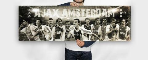 Unieke Ajax canvassen, na 16 juni nergens meer te verkrijgen