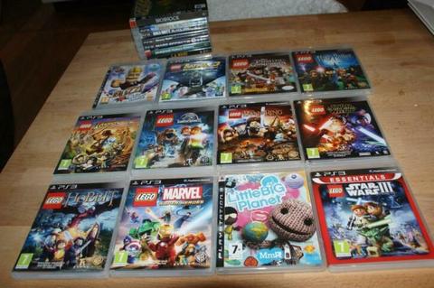 17 PS3 games, oa. veel Lego, Buzz, vanaf 3 euro