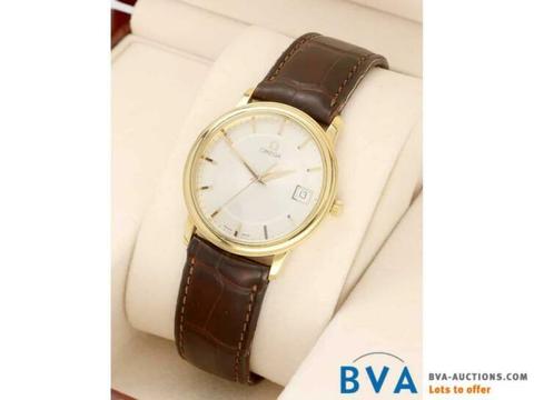 Online veiling: Omega horloge De Ville 1961050 18 karaat