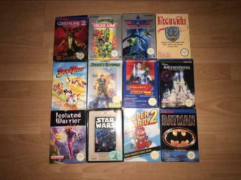 Nintendo nes games zie beschrijving