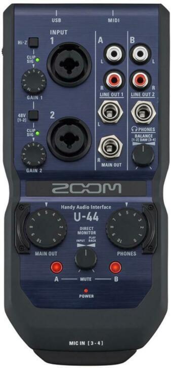 Zoom U44 Portable Audio Interface SUPERPRIJS !