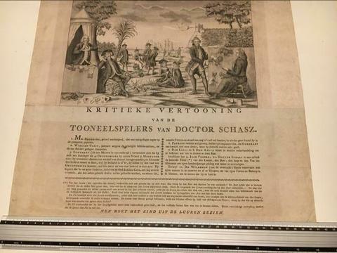 Zeldzame gravure (ong. 1778) J.A. Schasz/Pieter 't Hoen