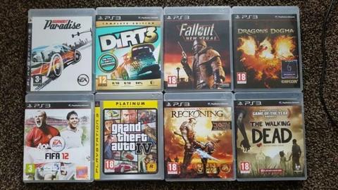 Te koop: In uitmuntend verkerende staat PS3 spellen