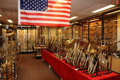 Korting alt tenor bariton saxofoons: American Brass Week