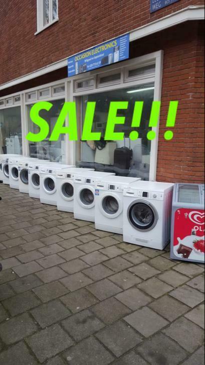 AFGEPRIJSDE wasmachines van TOPMERKEN + GARANTIE!! SALE SALE