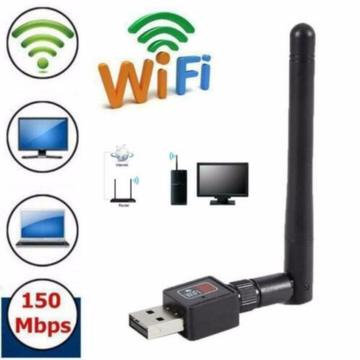 Wifi adapter 150 mbps draadloos internet 25 CM antenne !