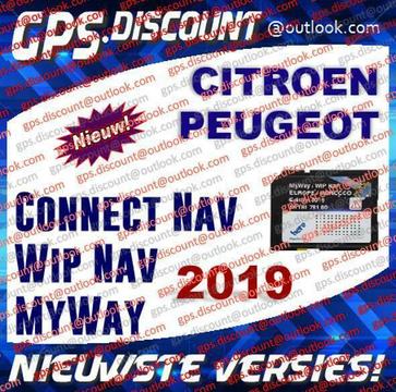 Connect Nav MyWay RNEG SD Card 2019 Peugeot Citroën en DS