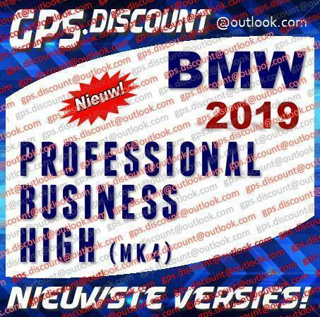 BMW 2019 Navigatie Update DVD USB Professional Business High