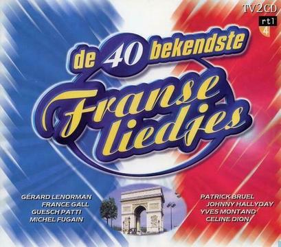 cd - Various - De 40 Bekendste Franse Liedjes