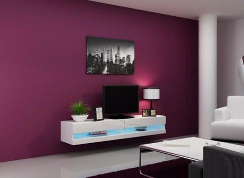 VOORRAAD Modern zwevend tv-meubel diverse kleuren NIEUW!