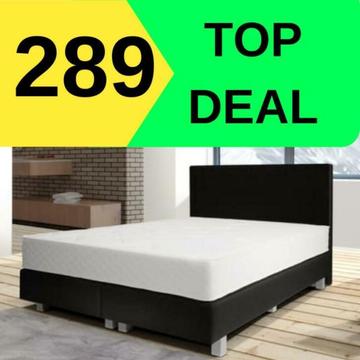 *TOPDEAL* Complete boxspring 289 Inclusief matras