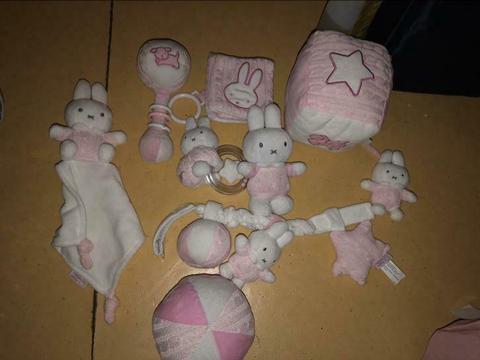 Complete Nijntje speelgoed set roze