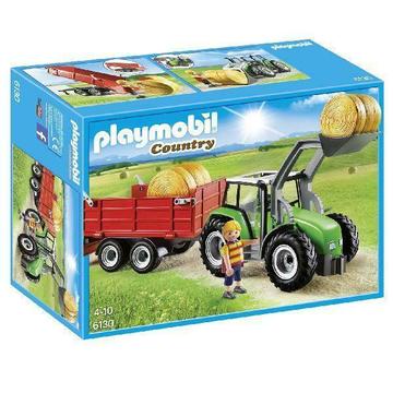 Playmobil 6130 Tractor + Wagen (Binnen speelgoed, Speelgoed)