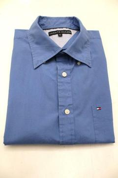 Tommy Hilfiger blauw overhemd maat XL ( Feld )