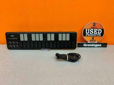 Korg nanoKey 2 USB MIDI keyboard controller zwart
