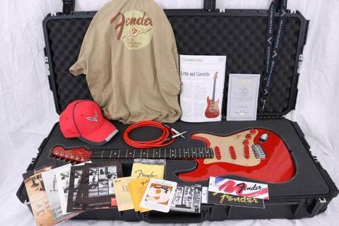 1994 Fender 'RED CORVETTE' Strat ONE-OFF CS 40TH ALUMINIUM
