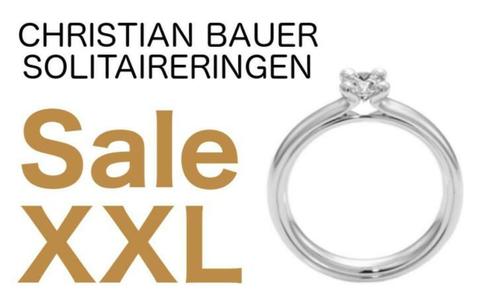 Christian Bauer SOLITAIRE RINGEN KOOPJE!!!