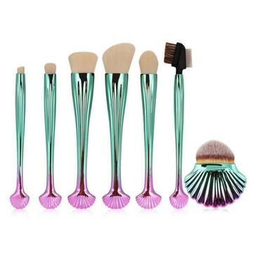 Zeemeermin make up kwasten set (7 stuks)
