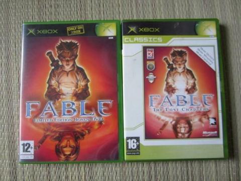 Fable of Lost Chapters Xbox (nieuw €30)