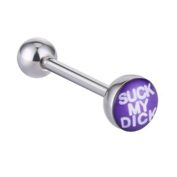 Fako Bijoux® - Tongpiercing - Logo - Suck My Dick