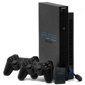 PS2 Phat met Controllers, Memory Card en Garantie!