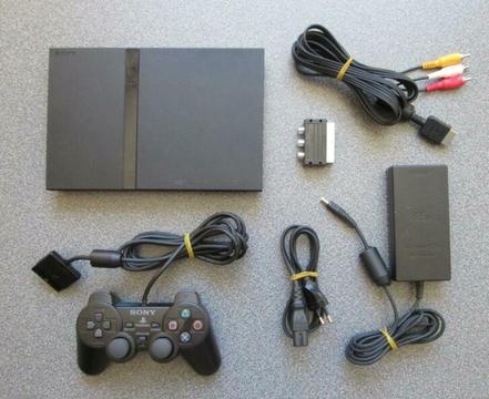 Sony PlayStation 2 Slim Console + Dual Shock 2 Controller