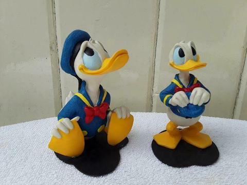 Walt Disney - 2 Beeldjes Enesco - Donald Duck