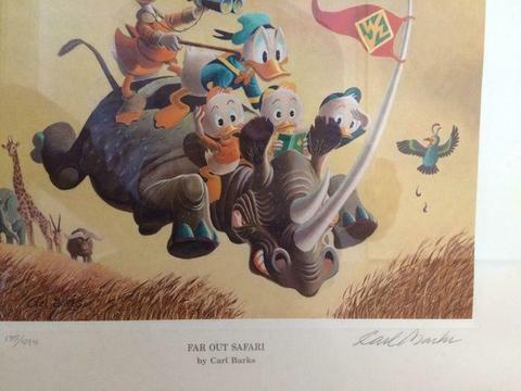 Carl Barks - Framed Lithograph - Another Rainbow - 