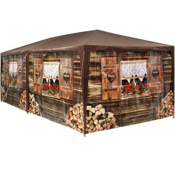 Tectake - paviljoen 6x3m met 6 zijdelen berghut -A402985