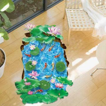 Miico Creatieve 3D Goudvis Lotusvijver PVC Verwijderbare
