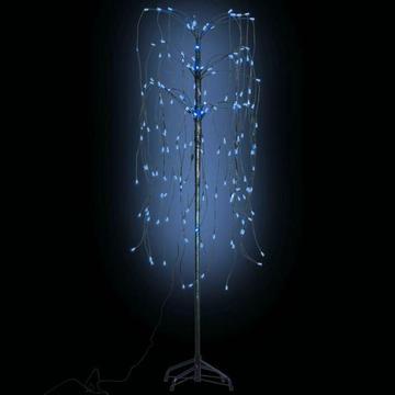 vidaXL LED Boom Wilg 150 cm blauw