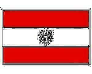 Vlag van Oostenrijk 90 x 150 cm en alle vlaggen van Europa