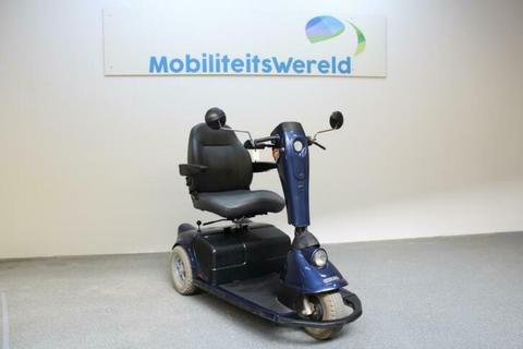 Scootmobiel Sterling XS 3-wieler blauw gebruikt 2