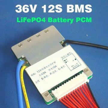 Gratis Shippging3.2 V cell 12 S 36 V LiFePo4 batterij BMS