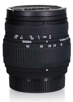 Refurbished: Sigma 18-50 mm F3.5-5.6 DC 58 mm filter