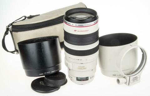 Canon EF 100-400mm 100-400 mm 400mm f/4.5-5.6L IS USM +extra