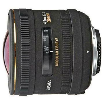 Sigma 4.5mm f/2.8 EX DC HSM Fisheye Nikon objectief