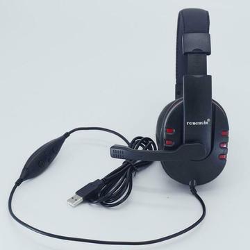 PRO USB Stereo Hoofdtelefoon met Microfoon GAME Gaming
