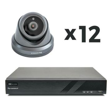 Sony Premium 12 Dome Zwart - 2MP Starlight Beveiligingscamer