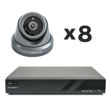 Sony Premium 8 Dome Zwart - 2MP Starlight Beveiligingscamera