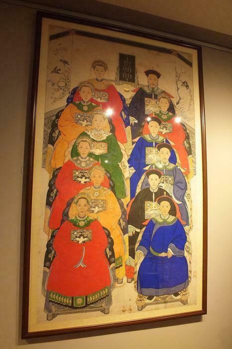 Schilderij - Papier - A Fine Large Chinese Ancestor Portrait