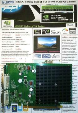 Leadtek NVIDIA Geforce 9300 GE 256MB DDR2 PCI-E 2.0 Silent