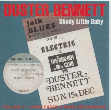 cd - Duster Bennett - Shady Little Baby - Volume 3 Unrelea