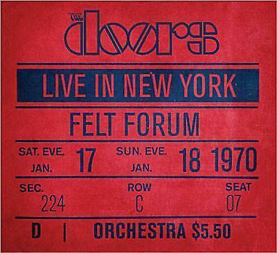 cd box - The Doors - Live In New York, Felt Forum, January