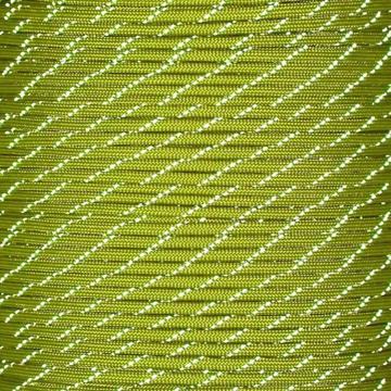Lime groen Reflecterend Paracord 550 - Type 3 - Per meter #6