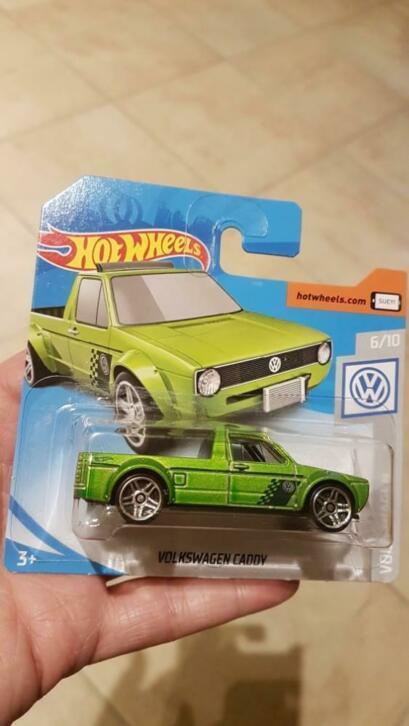 Hot wheels Volkswagen caddy groen Hotwheels