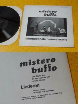 LP - Internationale Nieuwe Scene - Mistero Buffo