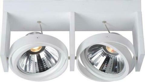 Lucide Zett - Plafondspot - 2 Lichts - Dimbare LED AR111 - W